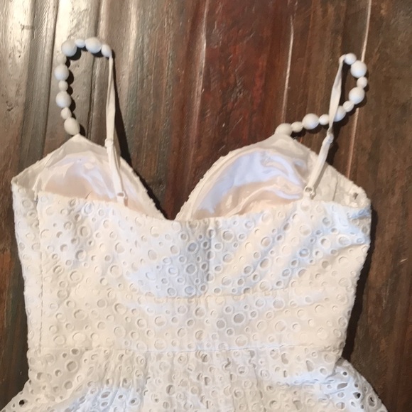 Boston Proper Muse eyelit white dress - Picture 4 of 8